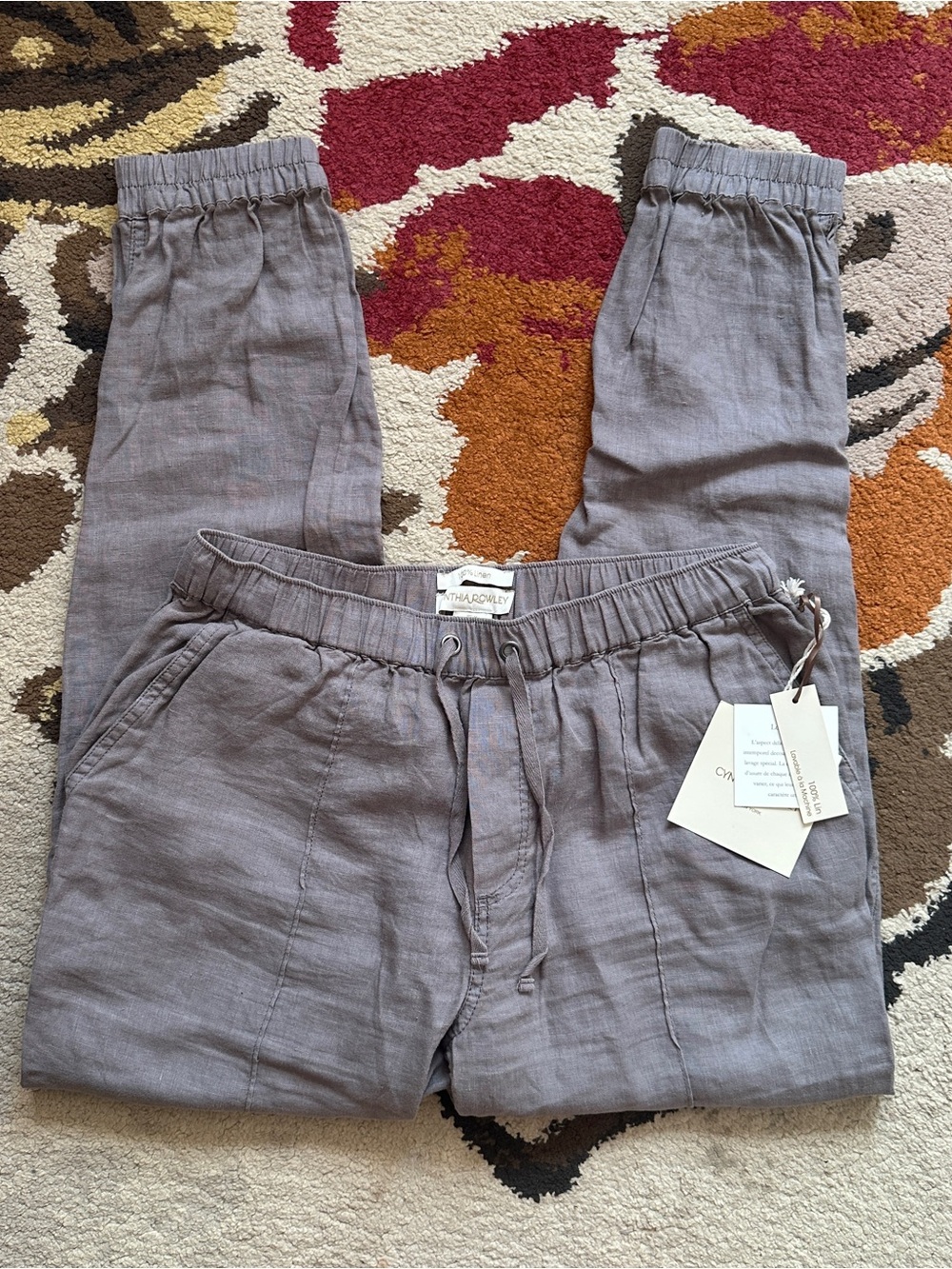 NWT Cynthia Rowley 100% Linen Pants | Size M
